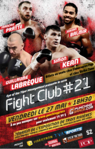 Fight Club 21 T-R 27 mai Simon Kean