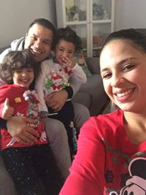 Walid Smichet et sa famille